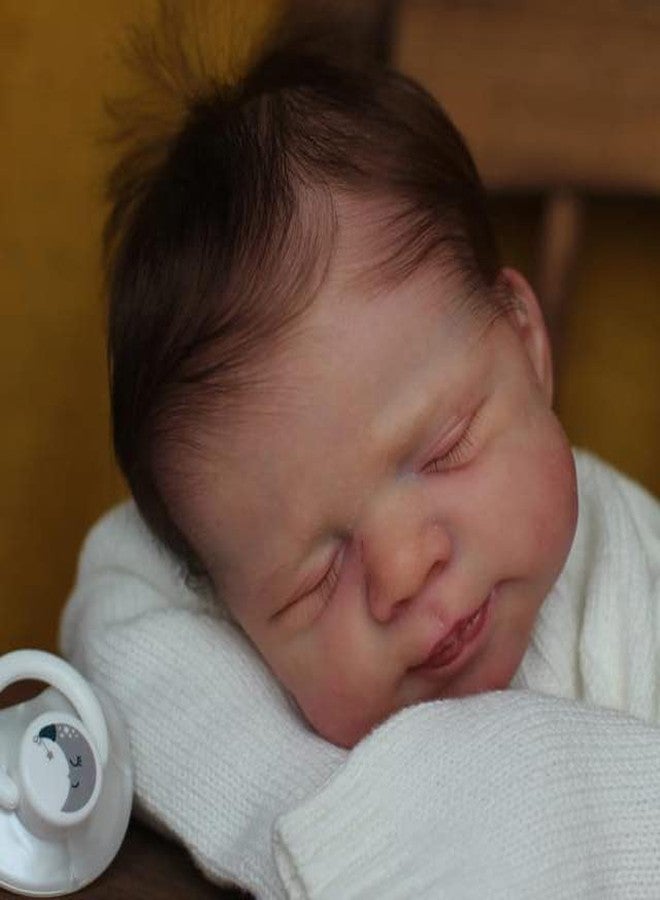 Anano Reborn Baby Dolls Boy, 18 in Realistic Baby Doll Lifelike, Silicone Babys Doll Newborn, Real Life Babys, Silicone Reborn Dolls Cloth Body with Accessories - Image 5